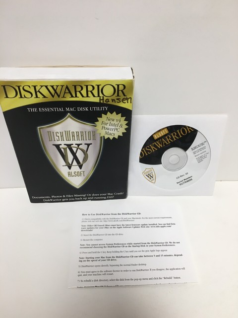 DiskWarrior 4 Revision 42 in Original Box