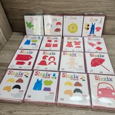 Sizzix Original Large red Cutting Dies Lot of 16 NEW Saled