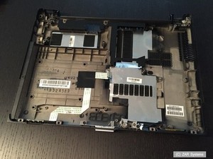 HP EliteBook 2540p Ersatzteil: Gehäuseunterteil Bottom 598759-001 + Win 7 Pro