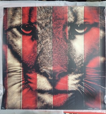 Puma, Limited Edition Print von Pam Glew, signiert und nummeriert vom Künstler