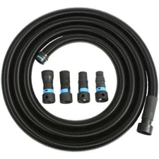 Cen-Tec Antistatic Vacuum Extension Hose 360 Degree Rotation 16 ft. L x 6-Piece