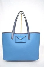 NWT! Marc Jacobs  M0005327 Metropolitote Colorblocked Tote 48 in Aquamarine Blue