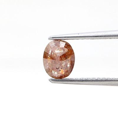Surat*Diamond*City Natürlicher Oval Diamant 0.82 TCW Blood Red Brown Mix