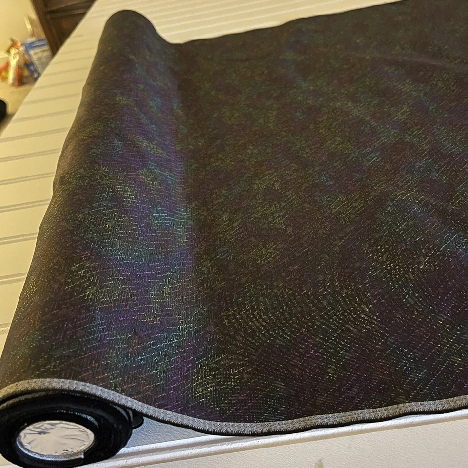 SILK BLACK, Multicolor FABRIC 8 Yards x 25 Inches Wide or 288 Inches x 25 Wide - Image 3 of 4