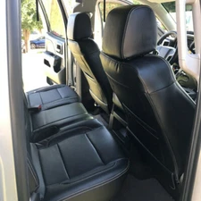 For 14-18 Chevrolet Silverado Seats Cover LT DOUBLE Cab Black Front Rear