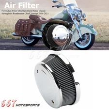 Air Filter Cleaner For Indian Chief Chieftain Roadmaster Springfield 2014-2021