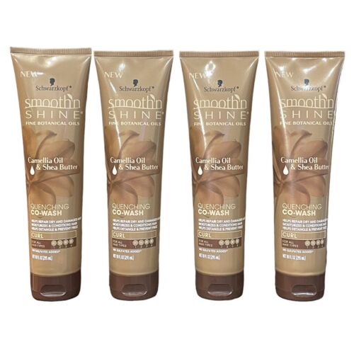 Smooth 'n Shine Smooth N Shine Curl Co-wash Quenching 10 Oz Lot of 4 New