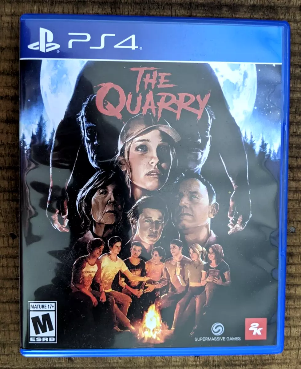 💎 The Quarry (PS4) - Used - w/ case - Horror Video Game - COMBINE SHIPPING  💎