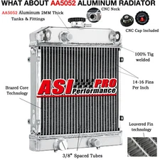 ALUMINUM RADIATOR FIT ARCTIC CAT ALTERRA PROWLER XR TRV 700 550 450 XT #0413205