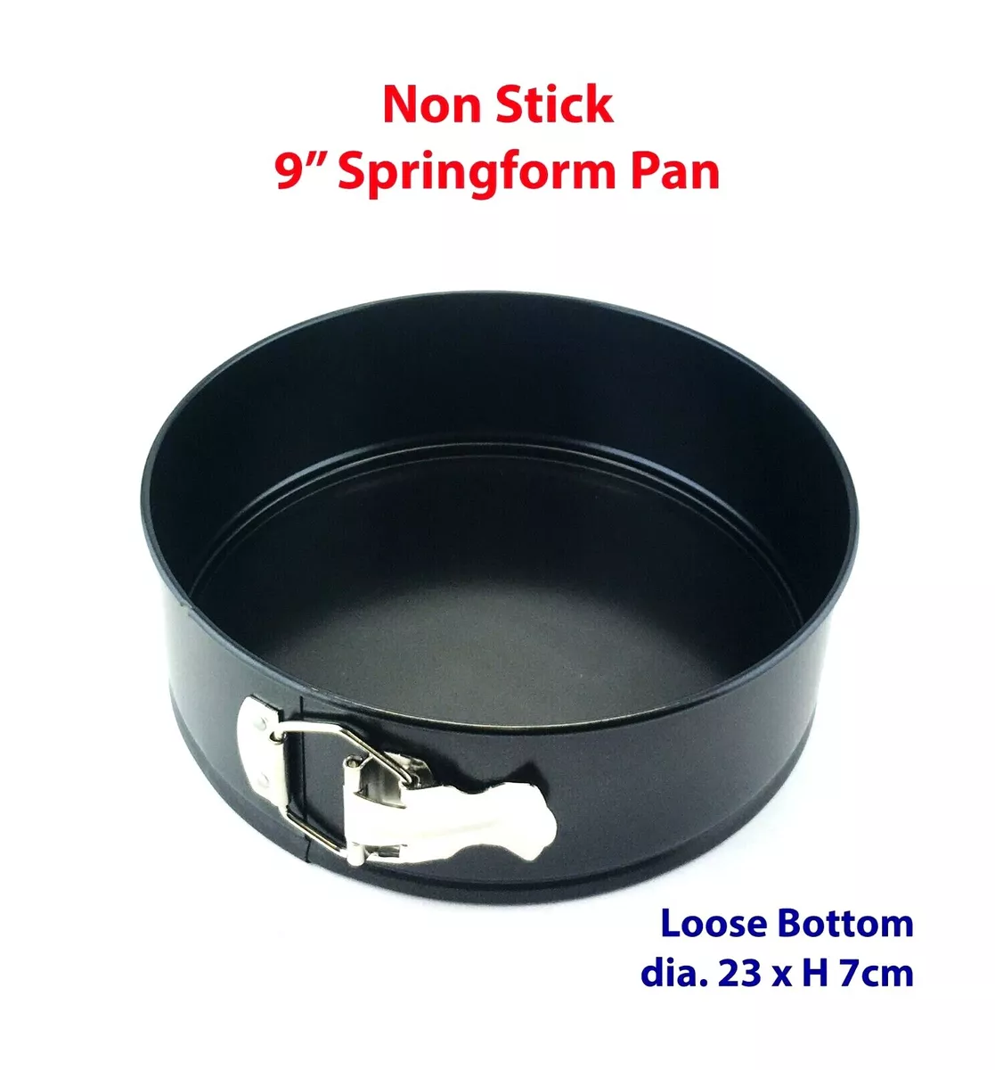 9 Inch Round Springform Pan Non-stick Loose Bottom Cake Tin Tray 23cm RRP  $29.5