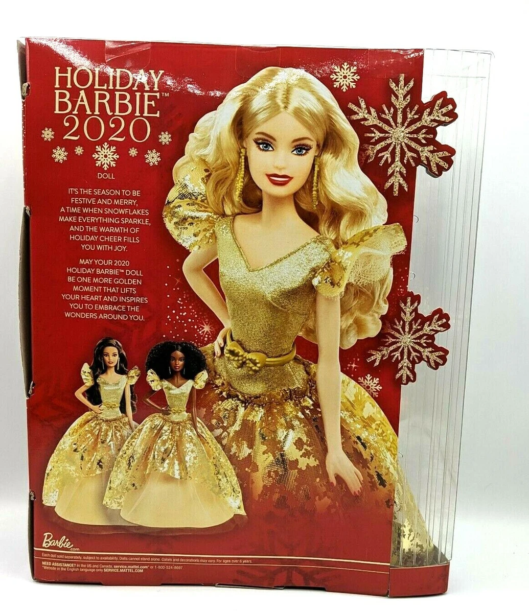 Holiday Barbie 2020 Signature Barbie Doll Blonde Hair Collectible by Mattel Read