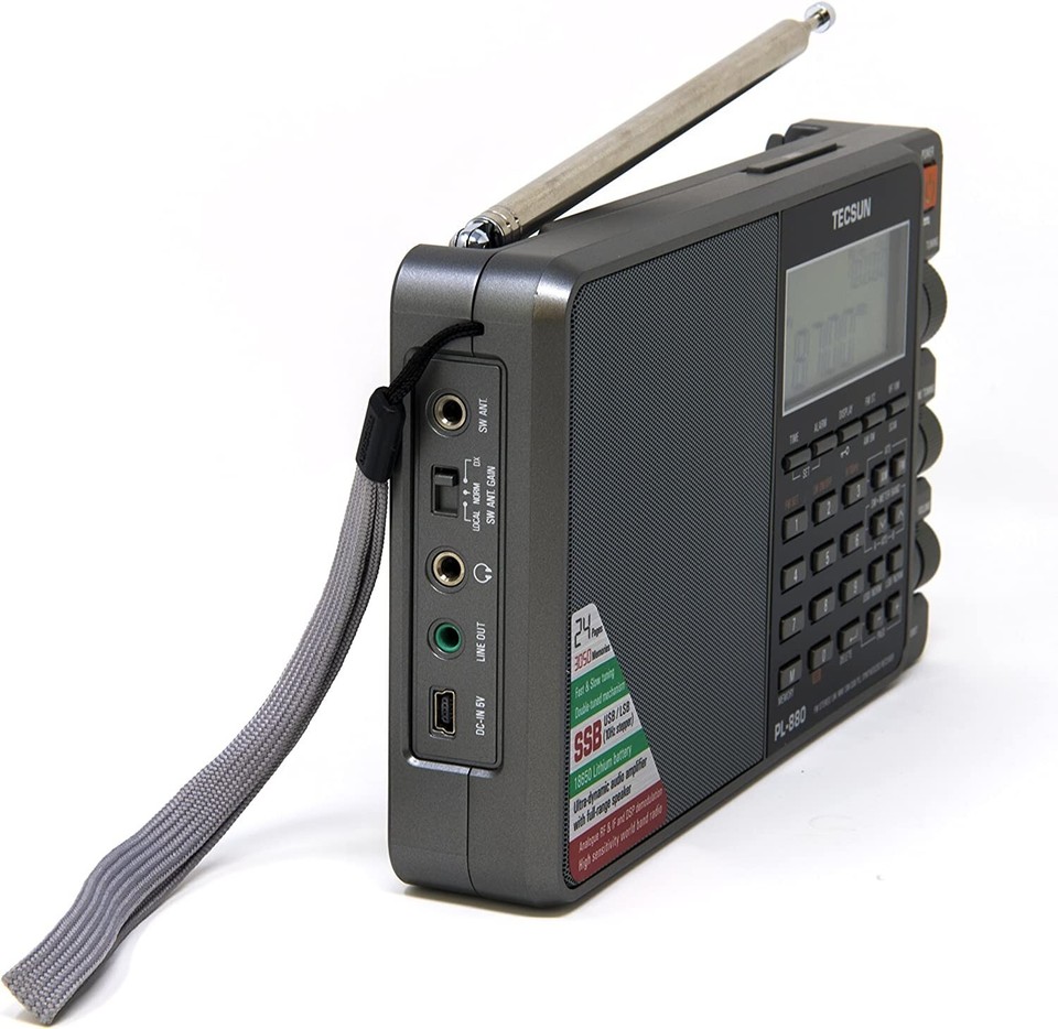 Tecsun PL880 Dual Conversion AM FM Shortwave World Band Radio Single ...