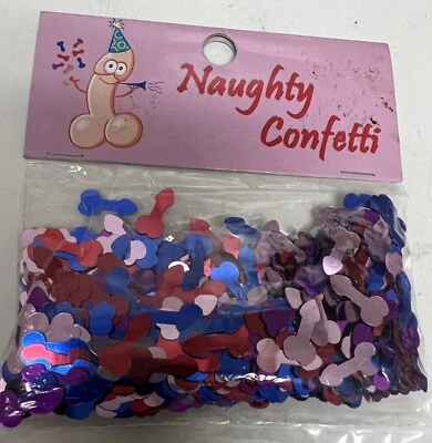 KHEPER GAMES NAUGHTY CONFETTI Bachelorette Party Favor - Wedding Decoration Bride Gag Gift