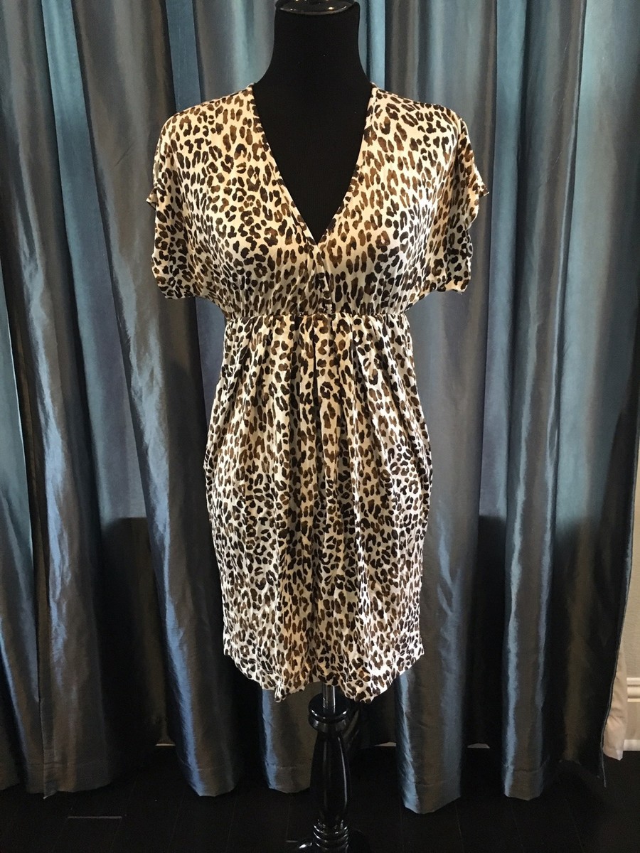 Avaleigh Empire Waist Short Sleeve Knit Dress, Size M