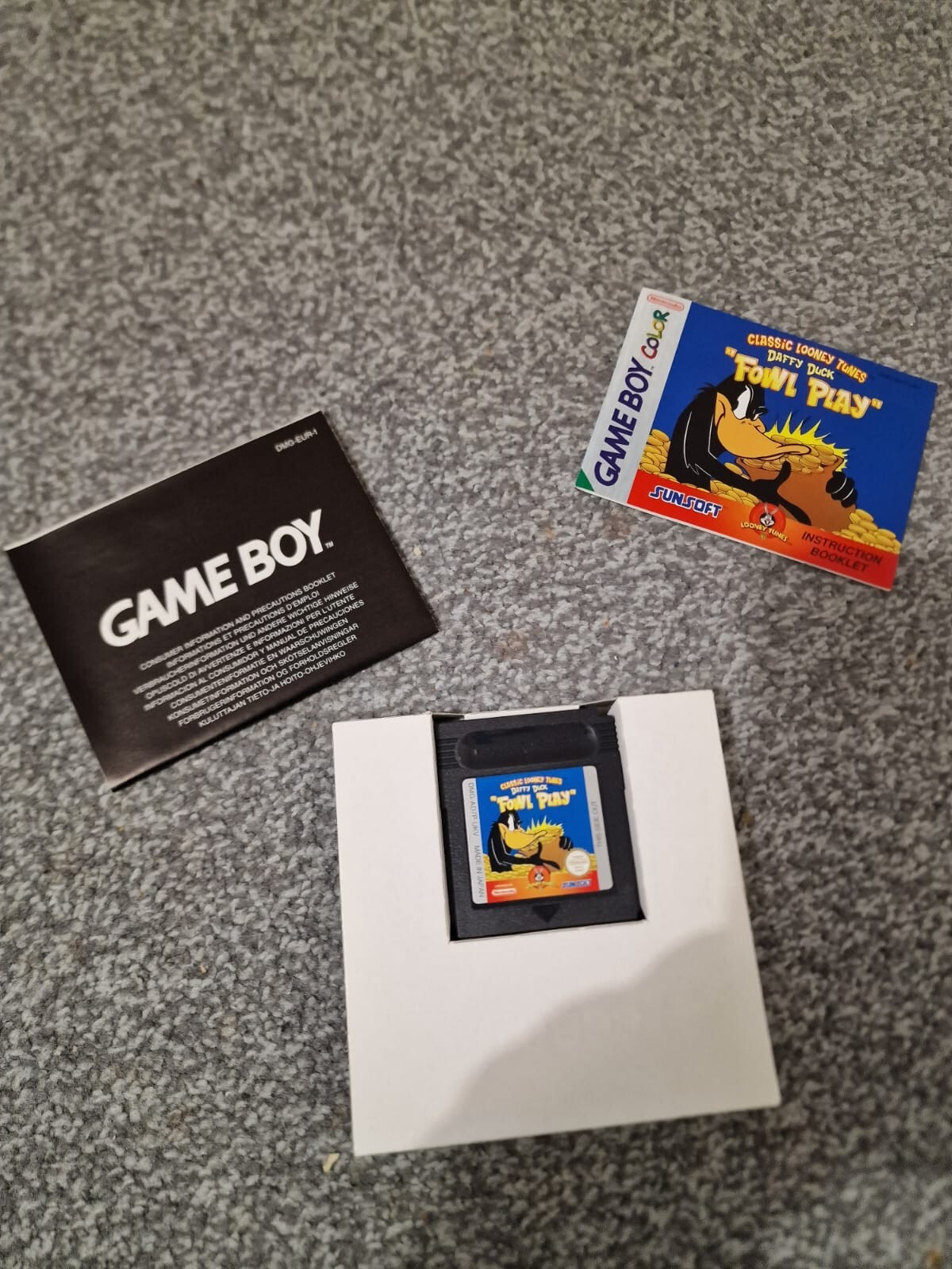 Looney Tunes Fowl Play NINTENDO GAME BOY & GAME BOY COLOR eBay