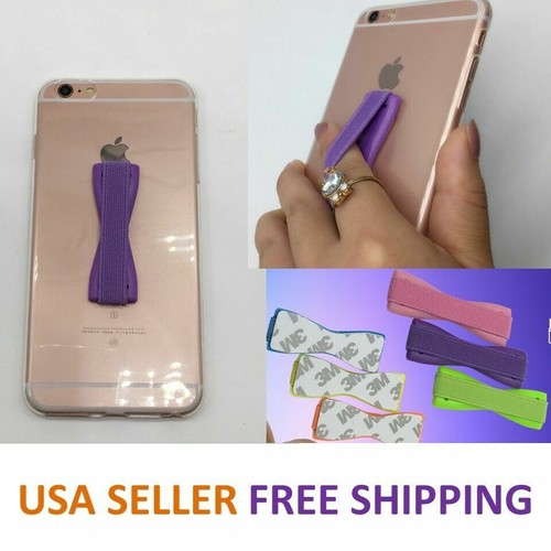 Phone Finger Grip Band Holder USA ~ Elastic Sling Strap (Color Random) - Picture 4 of 4