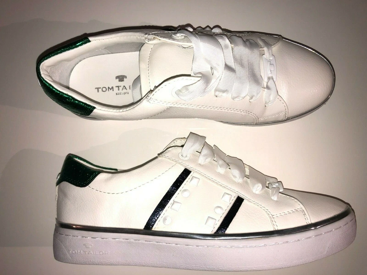 Scarpe Da Ginnastica Donna TOM TAILOR 9590370008 | Sneakers In Maglia Con Plateau, Look Lucido E Moderno