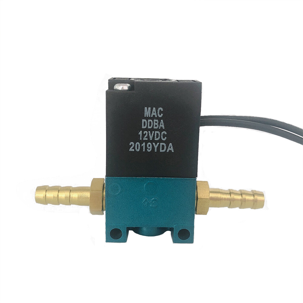 Solenoide 12V 5.4W 1/8 BSPP MAC De 3 Puertos - 12V, 5.4W, 1/8