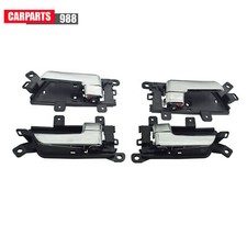 Manija de puerta interior plateada delantera trasera para Kia Borrego Mohave 826202J000 826102J000