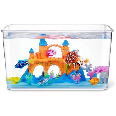 Robo Alive Mega Aquarium Set Interaktives Spielzeug Spielset 17 Teile