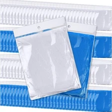 200 Pack Disposable Rain Ponchos for Adults, Clear Ponchos with Hood, Plastic...