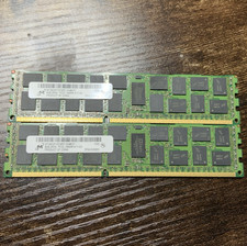 Micron 16GB 2x8GB DDR3 PC3L-10600R ECC Reg RDIMM 240-Pin MT36K