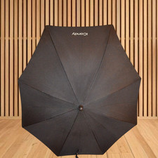 £65 iCANDY BLACK EXTENDED ARM BABY PRAM PUSHCHAIR PARASOL SUN UMBRELLA FREE CLIP