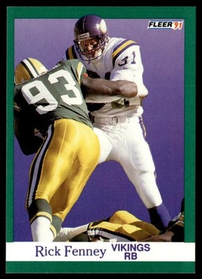 1991 Fleer Rick Fenney Minnesota Vikings #281