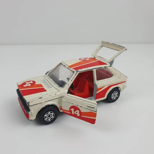 Vintage Corgi Toy Volkswagon VW Polo Mark 1 Turbo Rally Car #14