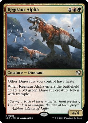 Regisaur Alpha R Commander: The Lost Caverns of Ixalan Creature Dinosaur 286
