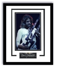 DON FELDER SIGNED AUTOGRAPH FRAMED 11x14 PHOTO DISPLAY ACOA THE EAGLES MATTE CUT