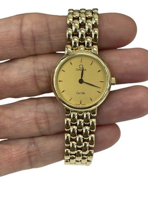 Omega De Ville Ladies Watch 18kt Yellow Gold | eBay