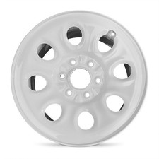 Genuine OEM Wheel For 2001-2014 Chevrolet Suburban 17 Inch White Steel Rim