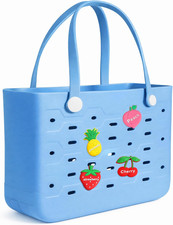 Beach Tote Bag for Women - Chic  Durable EVA Rubber Beach Bag Waterproof, Sandp
