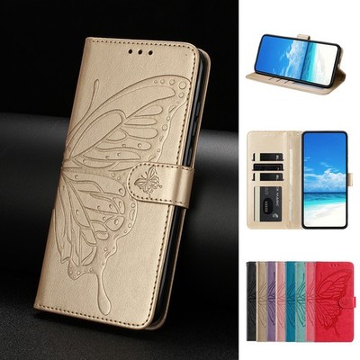 Butterfly Leather Flip Stand Wallet PhoneCase For Samsung Galaxy A25 A15 A05-A73