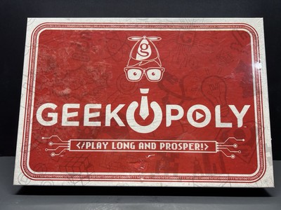 GEEKOPOLY Monopoly Board Game for Geeks  Play Long and Prosper  BRAND NEW