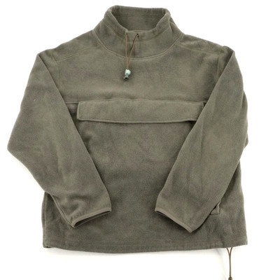 Mainstream Vintage Olive Green Pullover Fleece Jacket Men s L
