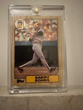 Barry Bonds’ iconic 1987 Topps Rookie Card (#320). rookie card picture