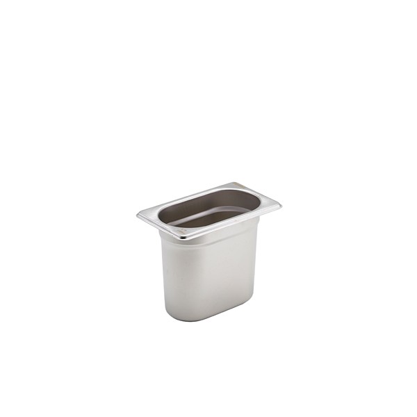 GenWare Stainless Steel Gastronorm Pan Storage Buffet Food Pan 1/9 - 150mm Deep