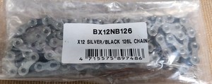 KMC X12 12-Speed 126 links X-Series Bicycle Chain Silver/Black, Shimano SRAM 