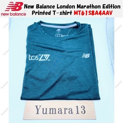 New Balance London Marathon Edition Printed T-Shirt MT61S8A4AAV