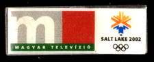 SALT LAKE 2002 OLYMPIC GAMES. MEDIA PIN. MAGYAR TELEVIZIO (HUNGARY)