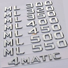 Für Mercedes Benz ML300-ML500 4Matic: Embleme Aufkleber Logo Badge Für Mercedes Benz ML300-ML500 4Matic: Embleme Aufkleber Logo Badge
