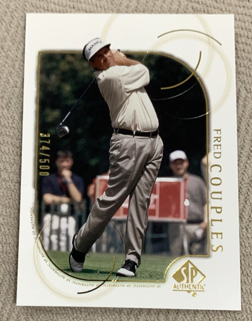 2001 Upper Deck SP Authentic - Fred Couples Gold Parallel /500 #3