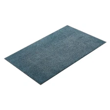 Uimoso Front Door Mat 6x4ft Commercial Floor Rug with PVC Backing in Slate Blue