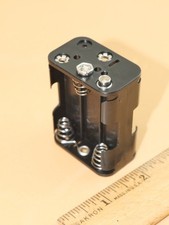 6aa battery holder 9 volt Snap in metal detector  radio repairs