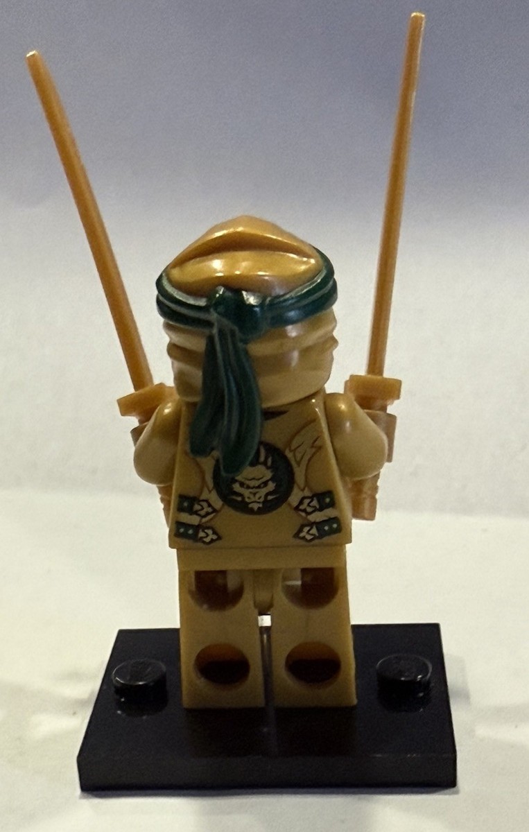2019 Lego Ninjago Legacy Golden Lloyd Minifigure 70666 Dragon