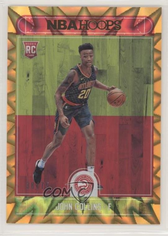 2017-18 Panini NBA Hoops Orange Explosion /75 John Collins #269 0l1