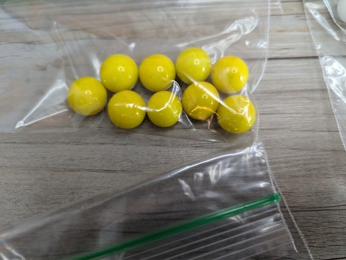 Set of 56 Glass Chinese Checker Replacement Marbles Milton Bradley 4409 1962 - Picture 6 of 10