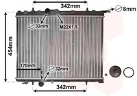 MotorküHler WasserküHler *** IR Plus *** VAN Wezel 40002189 FüR 206 Peugeot 2E